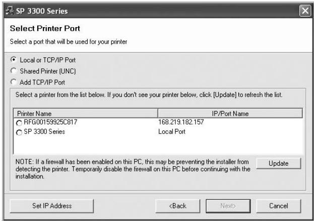 RICOH AFICIO SP 3300DN - Select Custom installation. Click Next. - 2