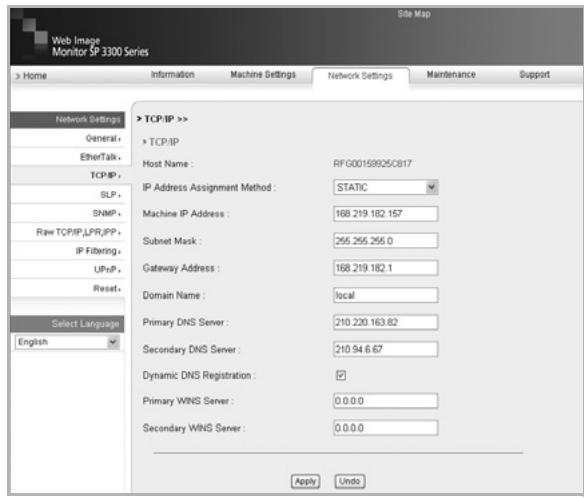 RICOH AFICIO SP 3300DN - Using Web Image Monitor SP 3300 Series - 1