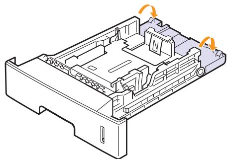 RICOH AFICIO SP 5100N - Changing the size of the paper in the tray - 1