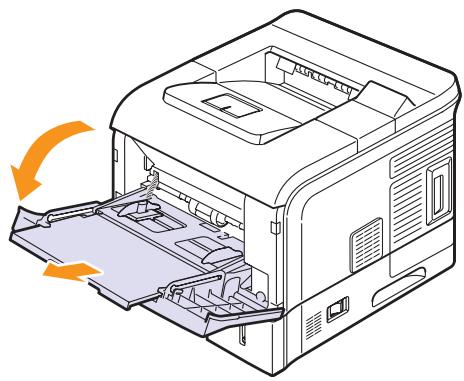 RICOH AFICIO SP 5100N - Using the multi-purpose tray - 1