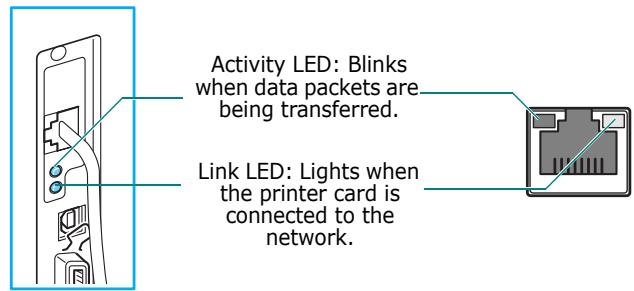 RICOH AFICIO SP 5100N - Connecting your Network Printer Card - 1