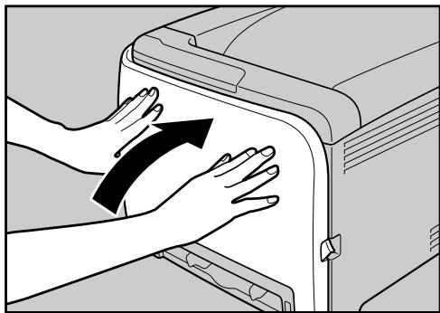 RICOH AFICIO SP C220N - When Paper Jams inside the Transfer Unit - 3
