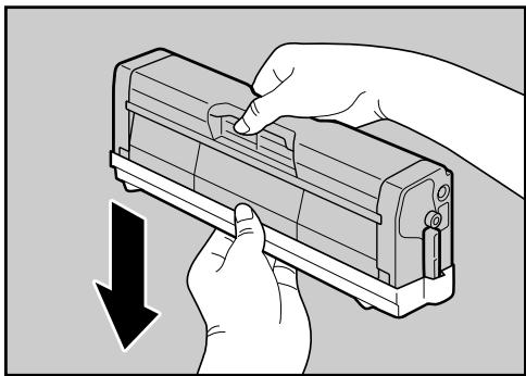 RICOH AFICIO SP C220N - Remove the cover from the print cartridge. - 1