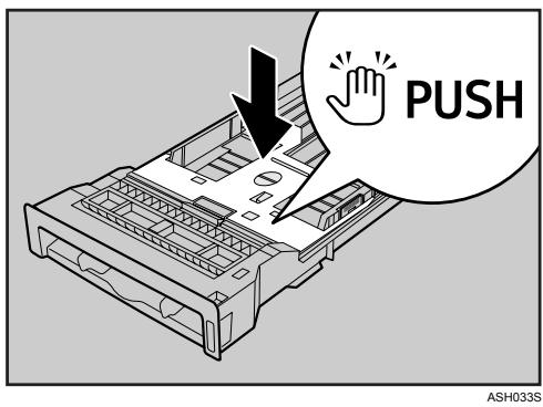 RICOH AFICIO SP C220N - Push the metal plate down until it clicks into place to lock. - 1