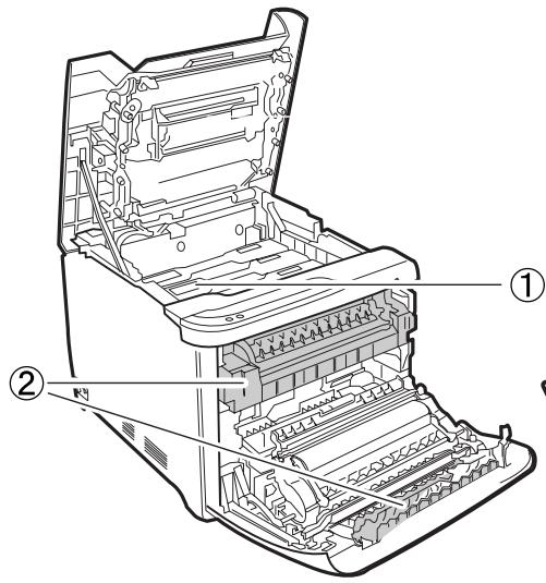RICOH AFICIO SP C220N - Positions of  WARNING and  CAUTION labels - 1