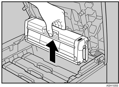 RICOH AFICIO SP C220N - Cleaning the Toner Density Sensor - 2