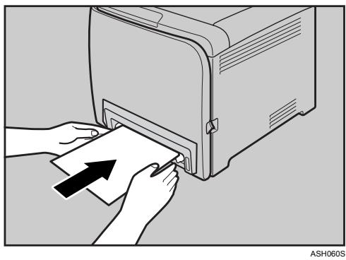 RICOH AFICIO SP C220N - Adjust the paper guides to the paper size. - 2