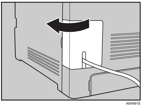 RICOH AFICIO SP C220N - Connect the Ethernet cable to the Ethernet port. - 2
