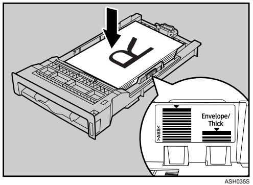 RICOH AFICIO SP C220N - Pinch the clip on the side paper guide and slide it to match the standard size. - 5