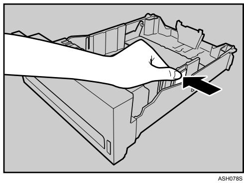 RICOH AFICIO SP C220N - Loading Paper in the Optional Paper Feed Unit - 3