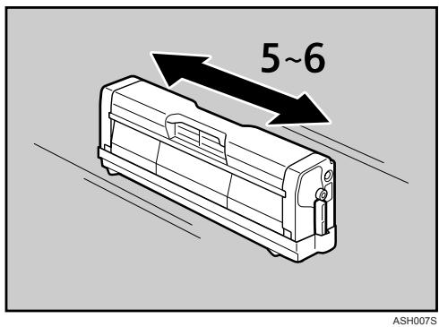 RICOH AFICIO SP C221N - Hold the print cartridge and shake it from side to side five or six times. - 1
