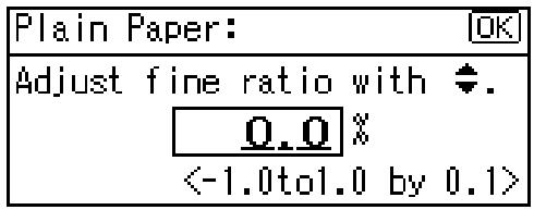 RICOH AFICIO SP W2470 - Adjusting the Fine Ratio - 5
