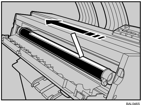 RICOH AFICIO SP W2470 - Slowly remove the tape from the toner cartridge. - 1