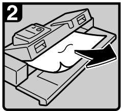RICOH AFICIO SP W2470 - Paper Misfeed Message (V) - 2