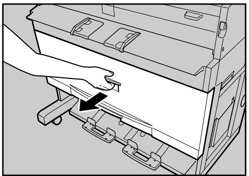 RICOH AFICIO SP W2470 - Loading the Paper Roll into Tray 1 and 2 - 1