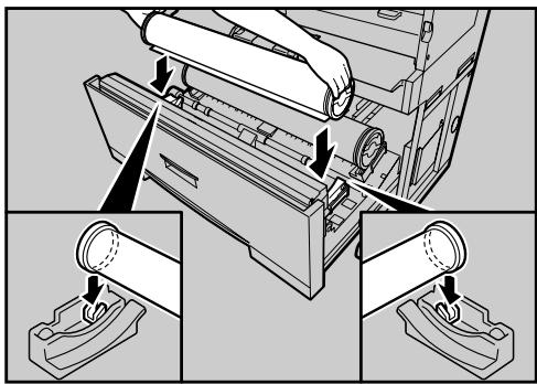 RICOH AFICIO SP W2470 - Loading the Paper Roll into Tray 1 and 2 - 7