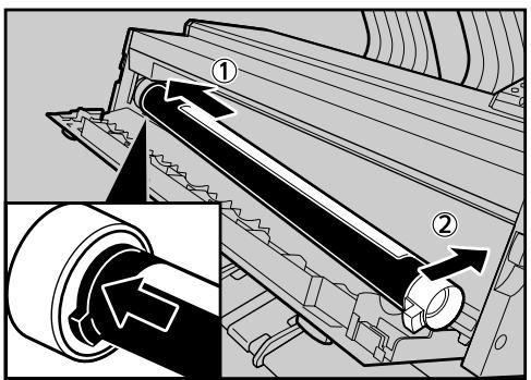 RICOH AFICIO SP W2470 - Hold the toner cartridge at the edge of the left end, and then remove it from the printer. - 4