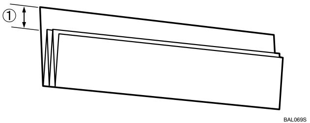 RICOH AFICIO SP W2470 - Adjusting the Margin Fold - 1