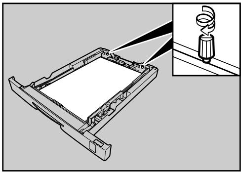 RICOH AFICIO SP W2470 - Fasten the screws on the right and left side-end fences by turning them clockwise. - 1