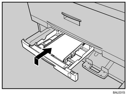 RICOH AFICIO SP W2470 - Loading Cut Paper into the Tray 3 - 6