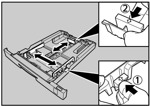 RICOH AFICIO SP W2470 - Loading Cut Paper into the Tray 3 - 3
