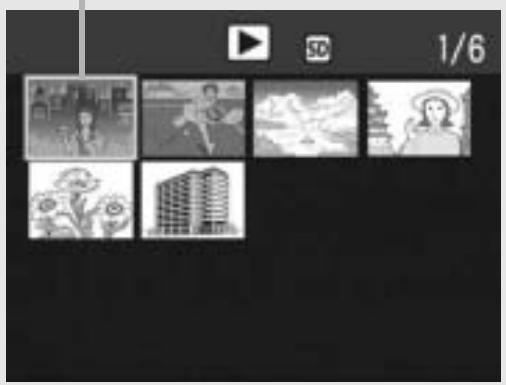 RICOH CAPLIO GX100 - Press the (Thumbnail Display) button again during three-frame view. - 1