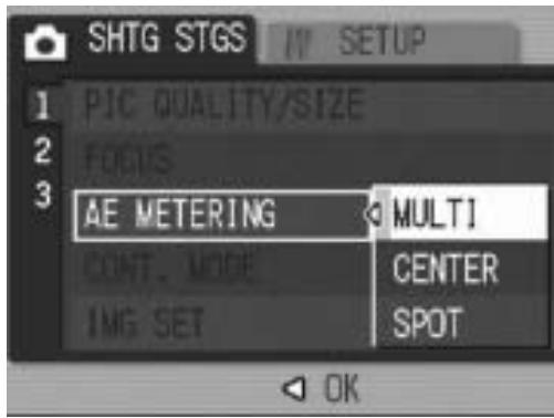 RICOH CAPLIO GX100 - Light Metering Modes - 1