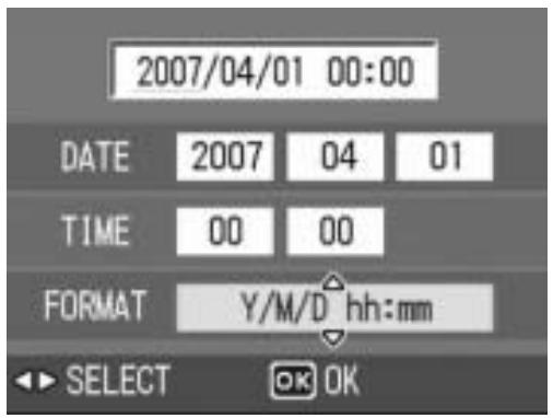RICOH CAPLIO GX100 - Setting the Date and Time (DATE SETTINGS) - 3