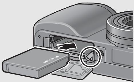 RICOH CAPLIO GX100 - Loading the Battery and SD Memory Card - 3