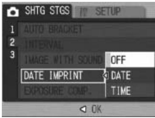 RICOH CAPLIO GX100 - Inserting the Date into a Still Image (DATE IMPRINT) - 1