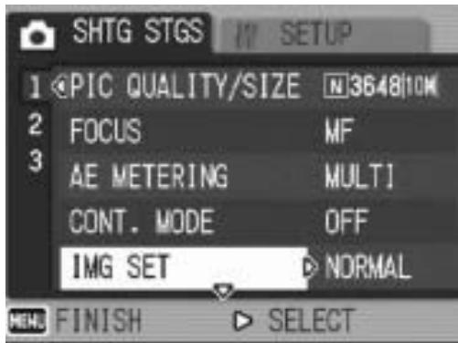 RICOH CAPLIO GX100 - Press the  buttons to select the desired item. - 1