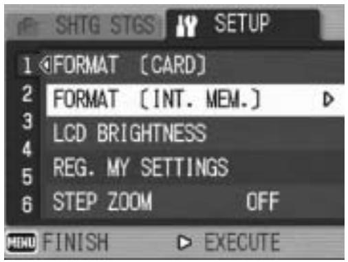RICOH CAPLIO GX100 - Press the MENU/OK button. - 1