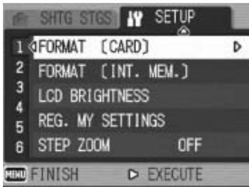 RICOH CAPLIO GX100 - Press the  buttons to select [YES] and then press the MENU/OK button. - 1