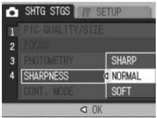 RICOH CAPLIO R6 - Changing the Edge Quality of Still Images (SHARPNESS) - 1