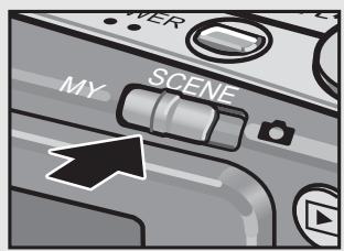 RICOH CAPLIO R6 - Switch the mode selector to MY. - 1