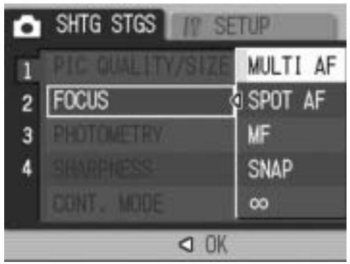 RICOH CAPLIO R6 - Focusing Modes - 1
