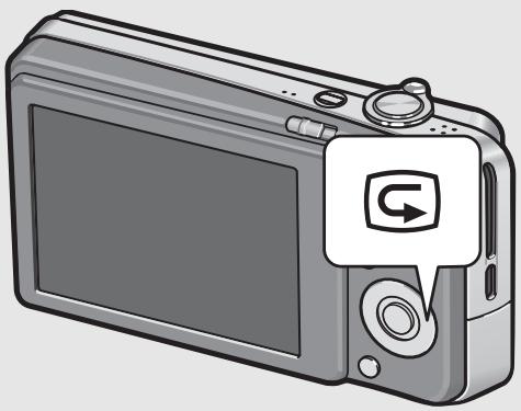 RICOH CAPLIO R6 - In shooting mode, press the (Quick Review) button. - 1