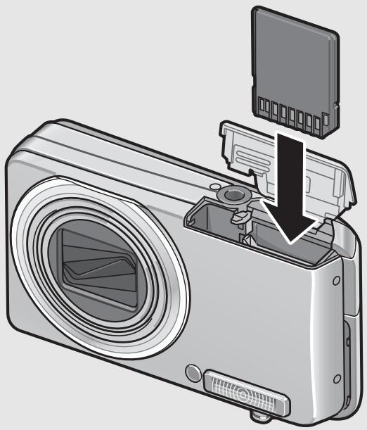 RICOH CAPLIO R6 - Loading the Rechargeable Battery and SD Memory Card - 2