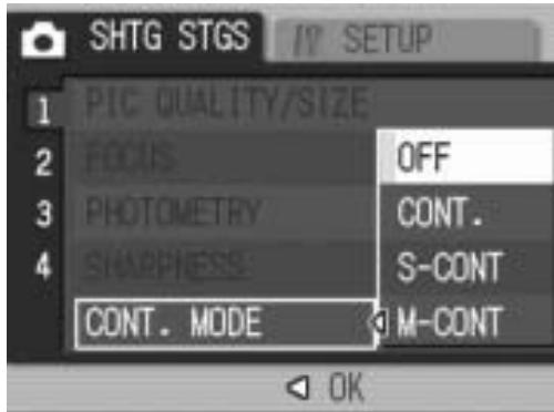 RICOH CAPLIO R6 - Press the MENU/OK button, or button and press the MENU/ OK button. - 1