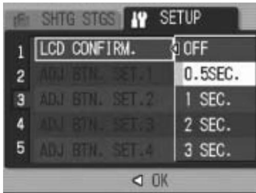 RICOH CAPLIO R6 - Press the MENU/OK button, or button and press the MENU/ OK button. - 1