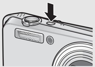 RICOH CAPLIO R6 - Press the POWER button. - 1