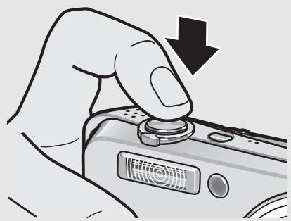 RICOH CAPLIO R6 - Gently press the shutter release button all the way. - 1