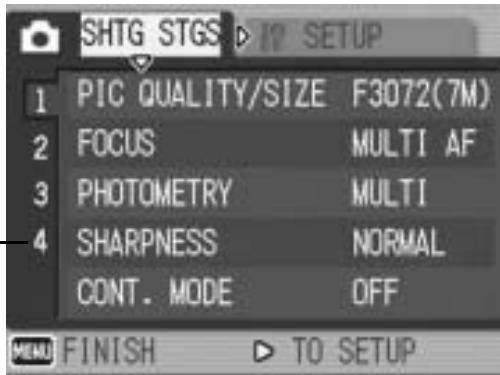 RICOH CAPLIO R6 - Press the MENU/OK button in shooting mode. - 1