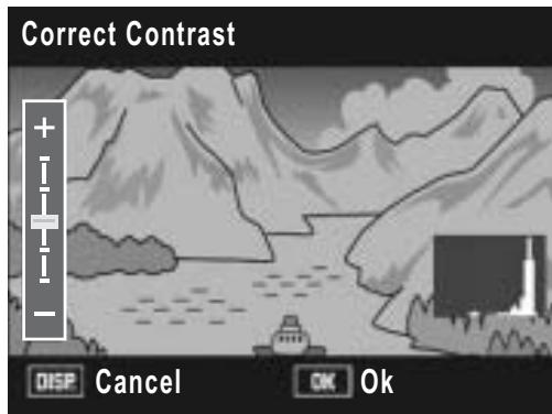 RICOH CAPLIO R7 - Correcting the Image Brightness and Contrast (Correct Contrast) - 2