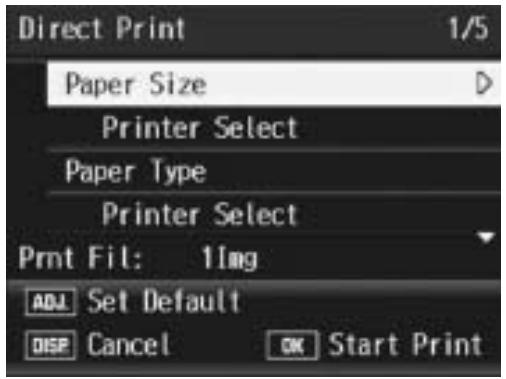 RICOH CAPLIO R7 - Press the buttons to select an item, and then press the button to display the detailed options screen. - 1