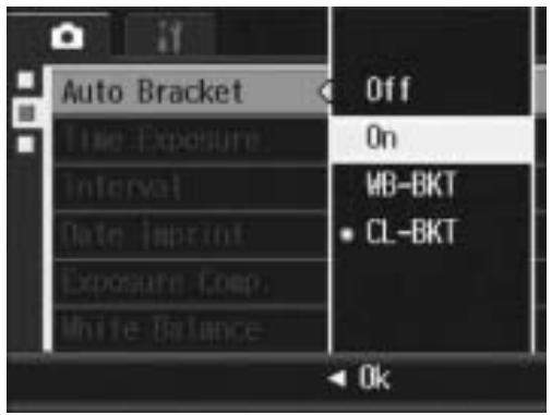 RICOH CAPLIO R7 - Shooting Consecutively with Different Exposures (Auto Bracket) - 1