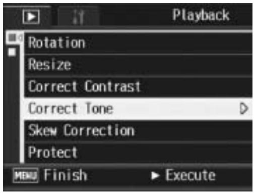 RICOH CAPLIO R7 - Correcting the Image Color Tone (Correct Tone) - 1