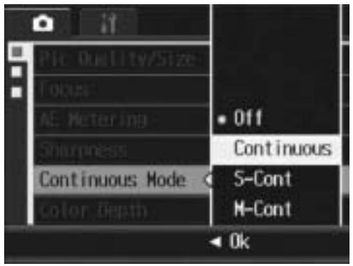 RICOH CAPLIO R7 - Press the MENU/OK button, or button and press the MENU/ OK button. - 1