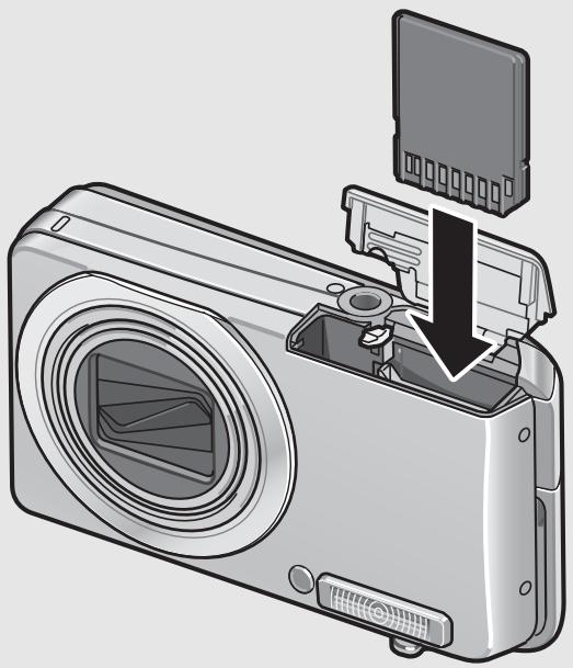 RICOH CAPLIO R7 - Loading the Rechargeable Battery and SD Memory Card - 2