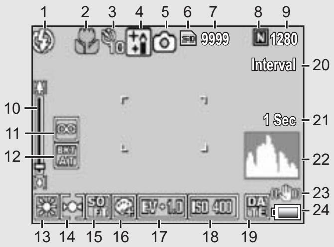 RICOH CAPLIO R7 - LCD Monitor Display - 1